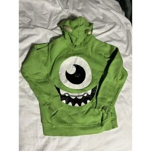 Disney Monsters Inc Mike Wazowski Hoodie With Ears‎ Large